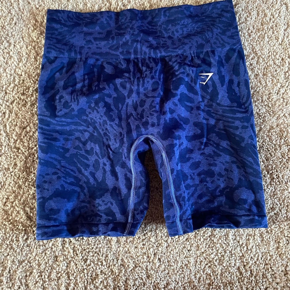 Gymshark Navy Blue Athletic Shorts